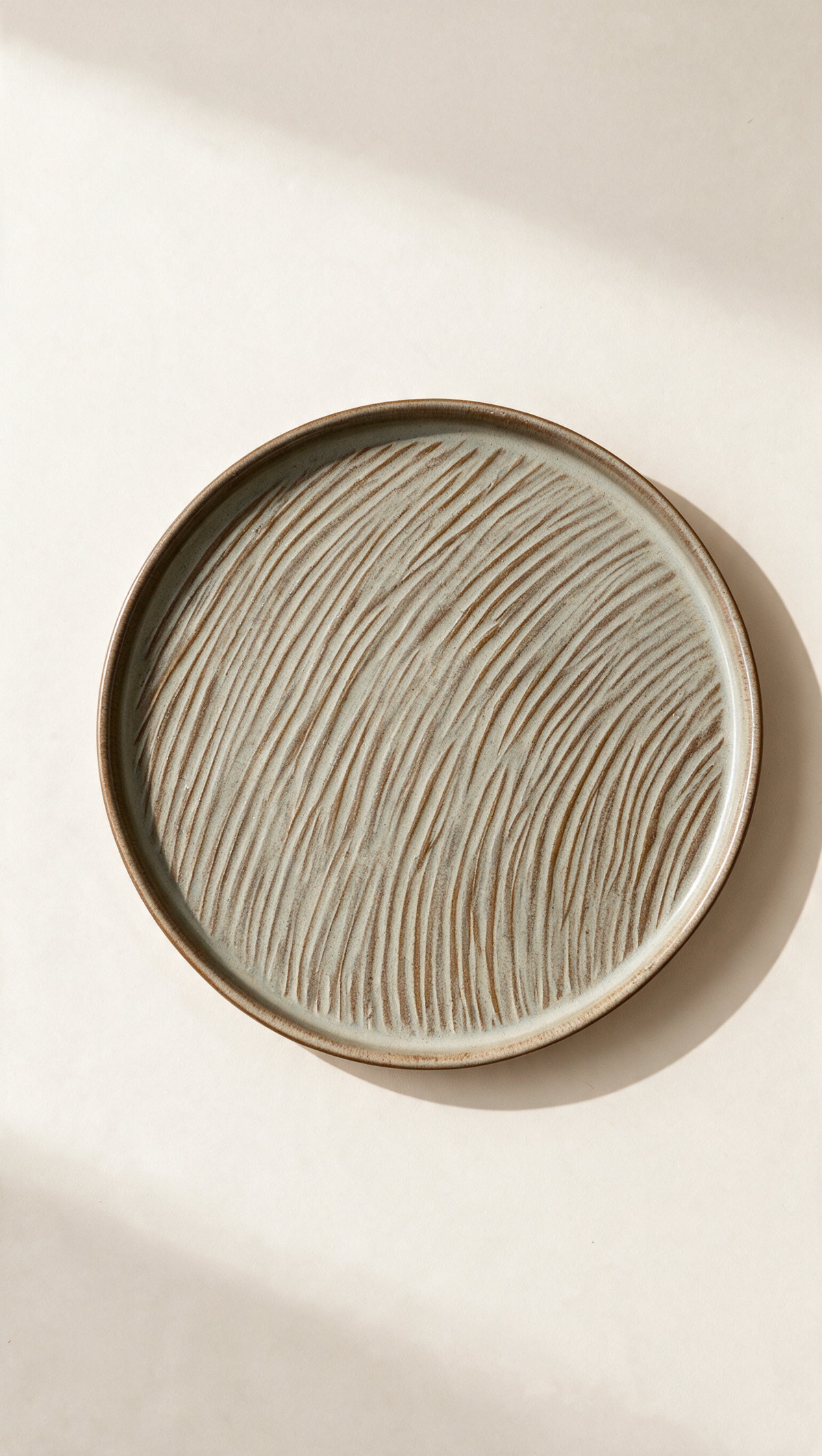 Sage Taupe Plate