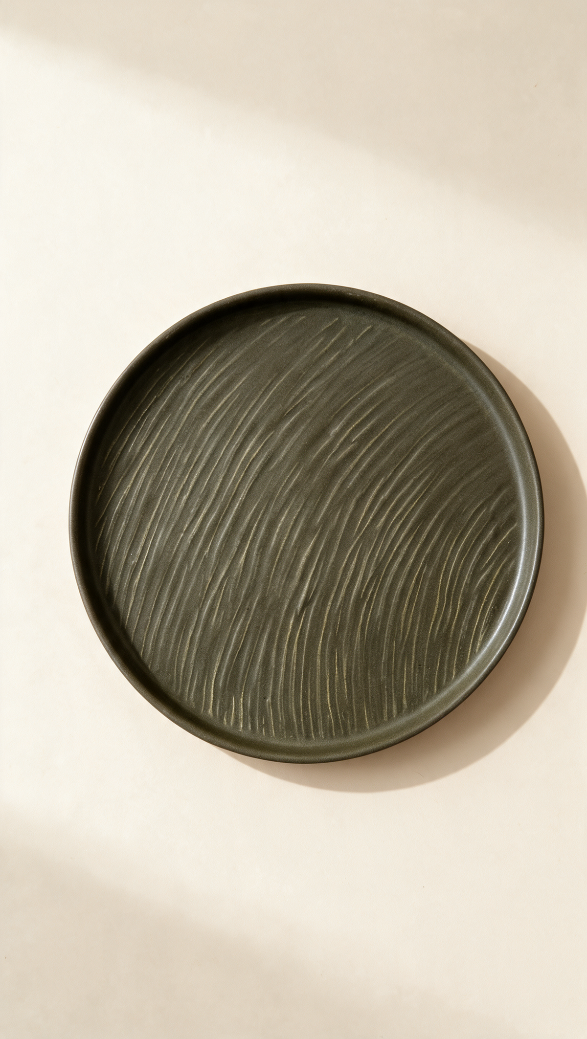 Deep Olive Plate