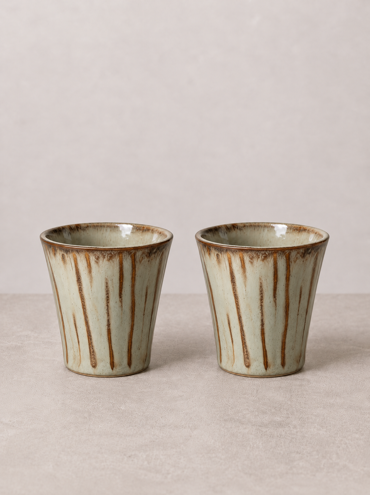 Sage Taupe Mug Set