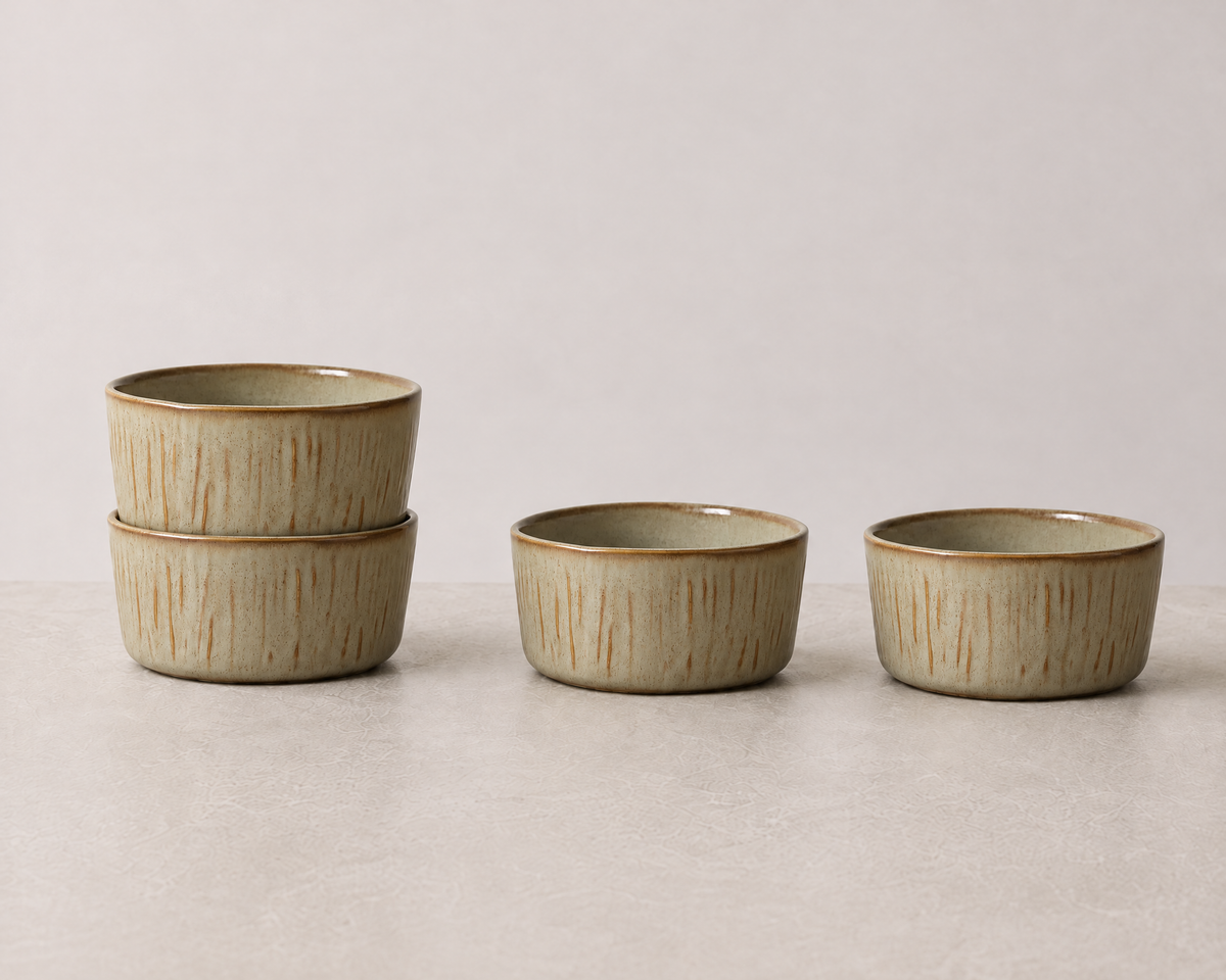 Sage Taupe Bowl Set
