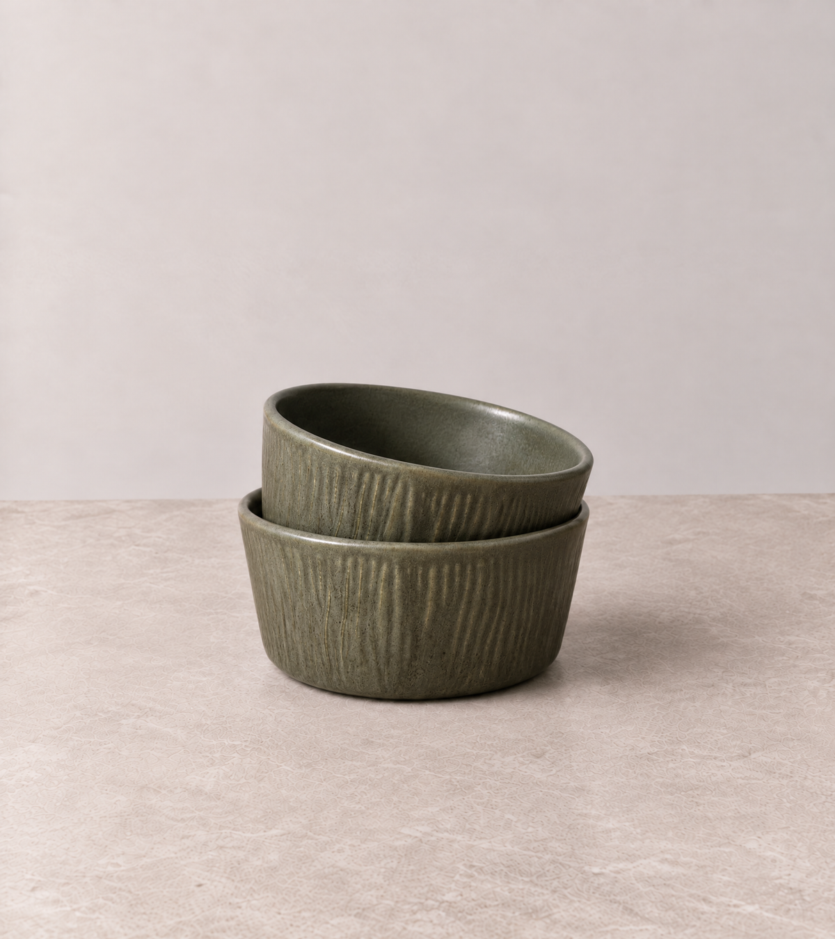 Deep Olive Bowl Set